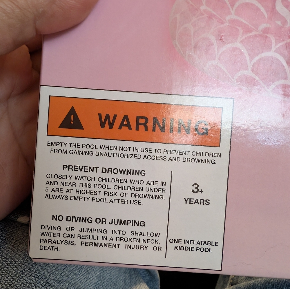 Pink Inflatable Kids Pool - Picture 4 of 6